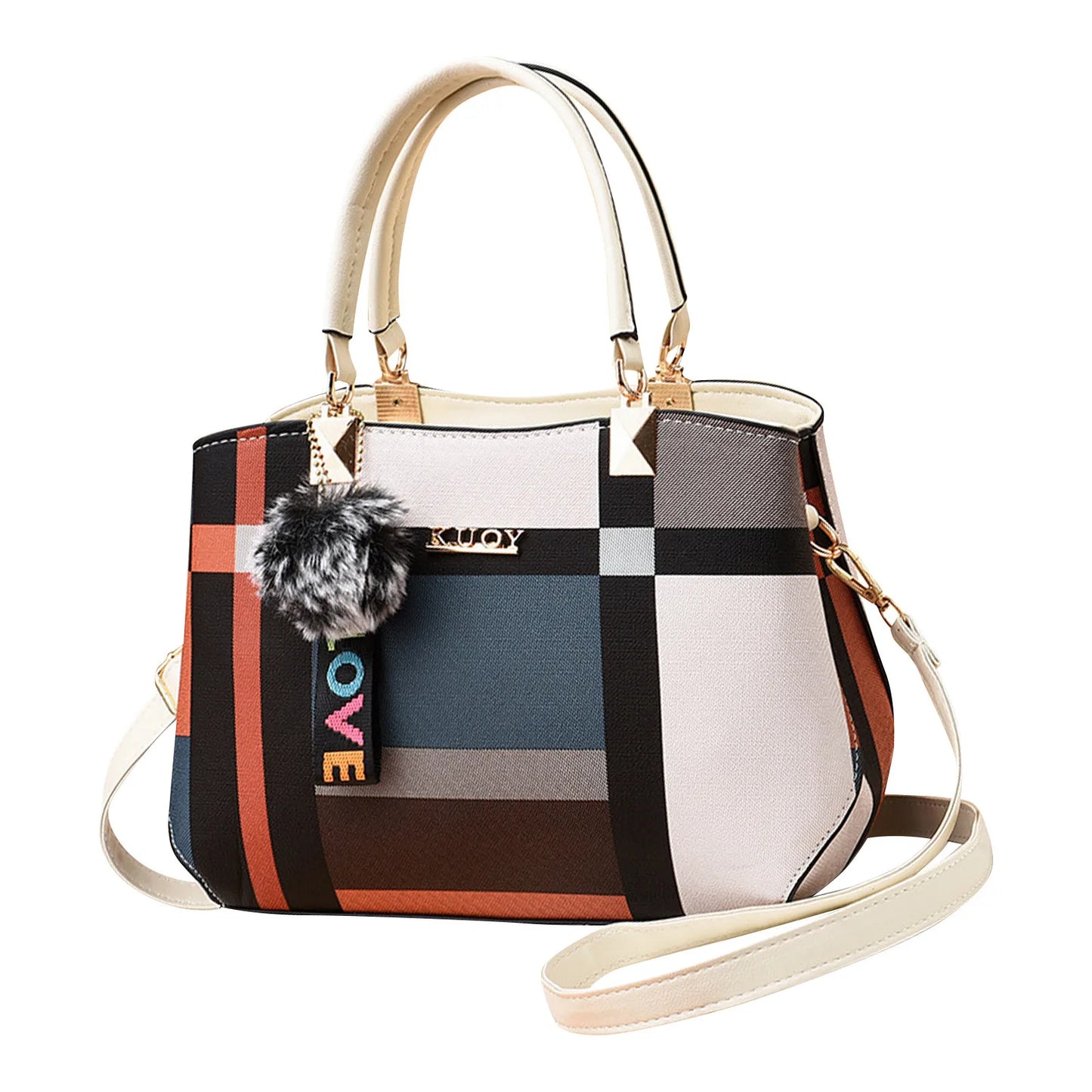 Bolsa feminina Crossbody Bege