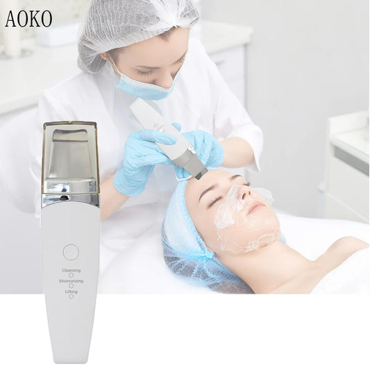 Purificador de pele ultrassônico para limpeza facial